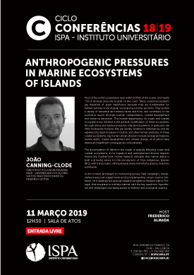 Anthropogenic pressures in marine ecosystems of islands Anthropogenic pressures in marine ecosystems of islands